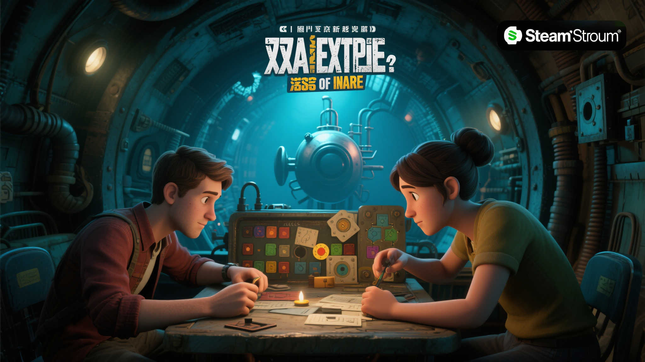 双人协作解谜游戏〈失落的潜艇〉现已登陆Steam 双人协作解谜游戏〈失落的潜艇〉现已登陆Steam